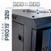 Armario Rack 32U 600x800 | Phasak Pro PHO-6832 19 In